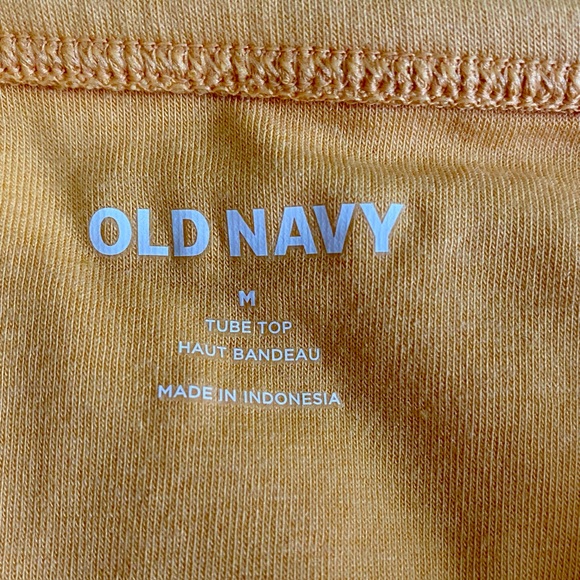 NWT Orange Old Navy Double-Layer Tube Top - US M - Picture 6 of 7